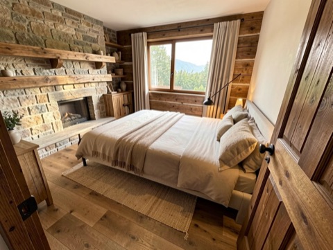 Green bedroom (view) — Rustic Modern