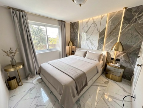 Green bedroom — Contemporary Luxe