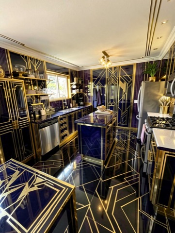 Kitchen (staged) — Art Deco