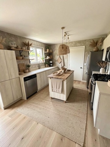 Kitchen (staged) — Japandi