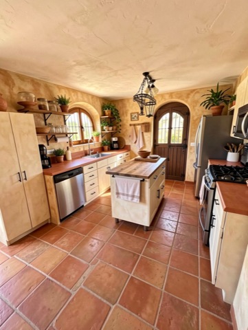 Kitchen (staged) — Mediterranean