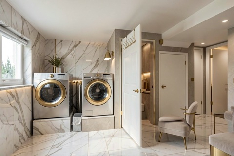 Laundry room — Contemporary Luxe