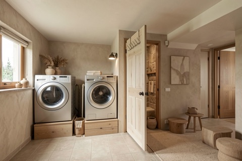 Laundry room — Japandi
