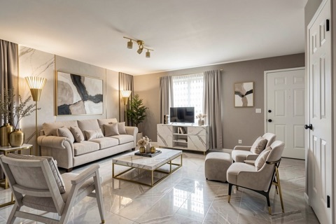 Living room — Contemporary Luxe
