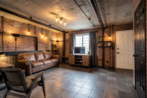 Living room — Industrial