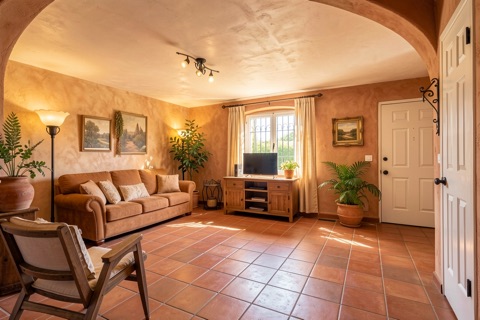 Living room — Mediterranean