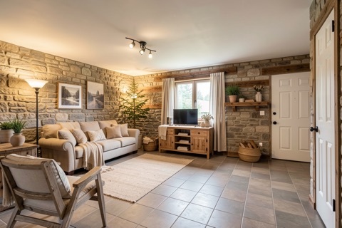 Living room — Rustic Modern