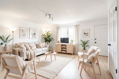 Living room — Scandinavian