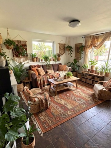 Living room (staged) — Bohemian