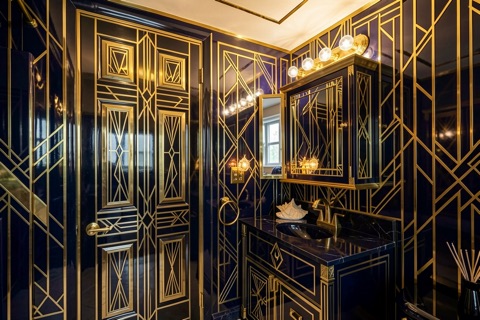 Powder bath — Art Deco