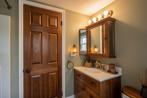 Powder bath — Mid-Century Modern