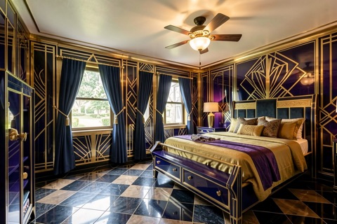 Primary bedroom — Art Deco