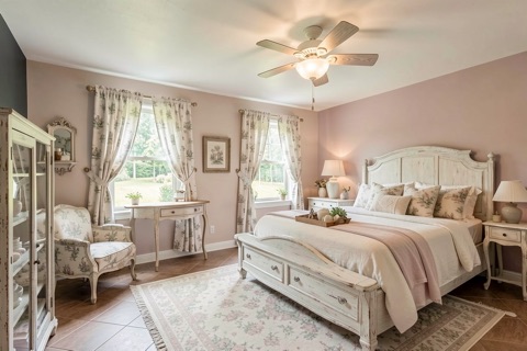 Primary bedroom — French Country