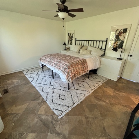 Primary bedroom (staged)