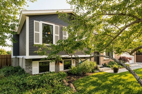 Side of house — Modern Greige