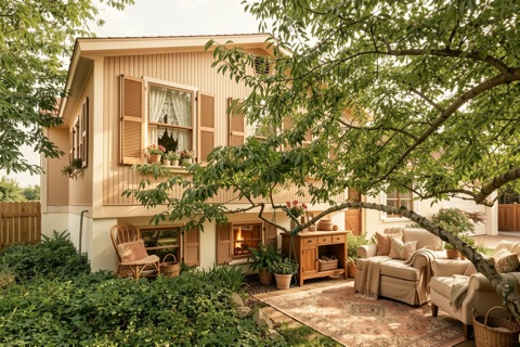 Side of house — Cozy Cottage