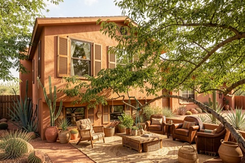 Side of house — Desert Southwest