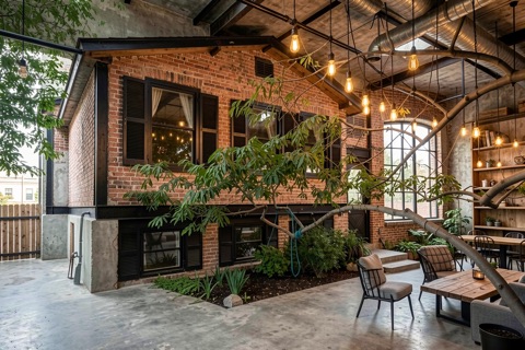 Side of house — Industrial