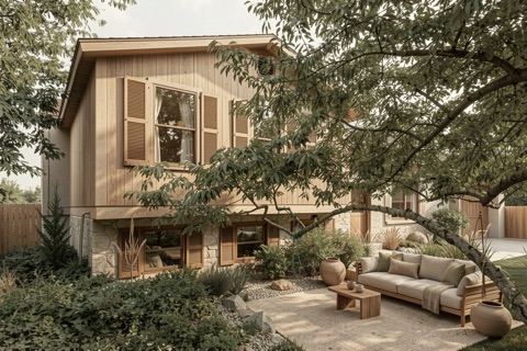 Side of house — Japandi