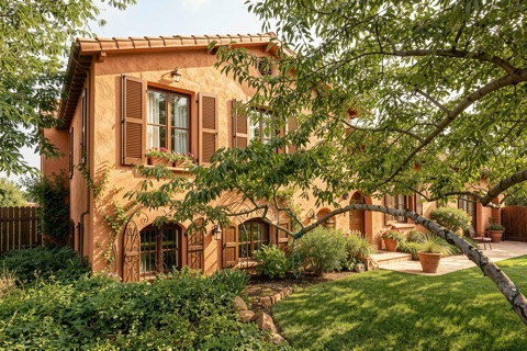 Side of house — Mediterranean