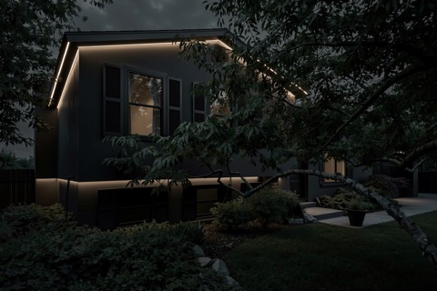 Side of house — Sleek Dark Modern